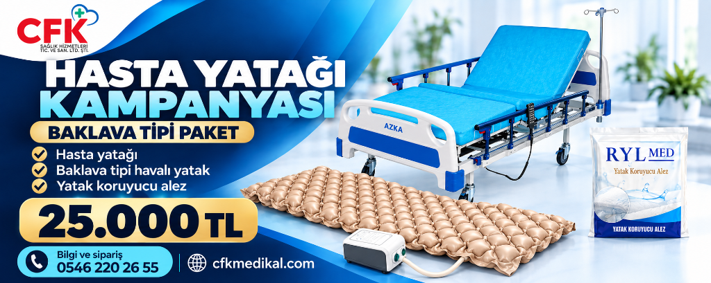 CFK Medikal Baklava Tipi Hasta Yatağı Kampanyası - 25.000 TL