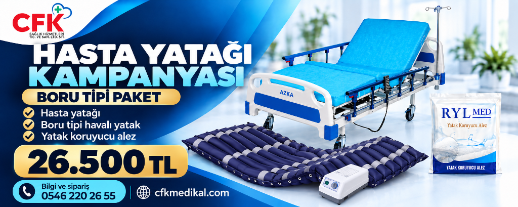 CFK Medikal Boru Tipi Hasta Yatağı Kampanyası - 26.500 TL